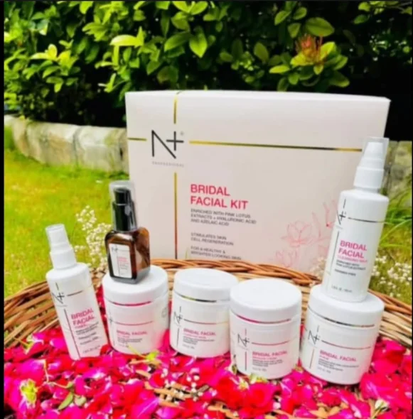 N+ Professional Bridal Facial Kit used in the Beautician Course at Manasvi